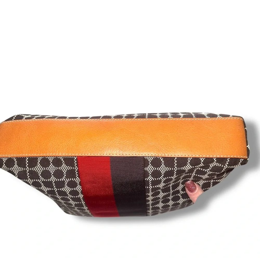 kate spade Black & Red Patterned Hobo Shoulder Bag